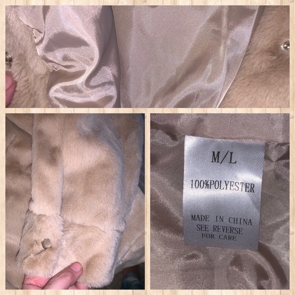 Amazing Teddy Fur Twin Flap Pocket Jacket - Picture 6 of 6